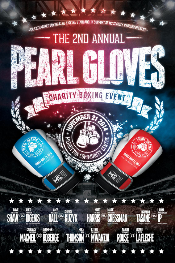 2014 Pearl Gloves Fight Poster